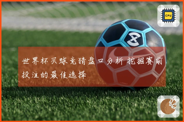 世界杯买球竞猜盘口分析 挖掘赛前投注的最佳选择